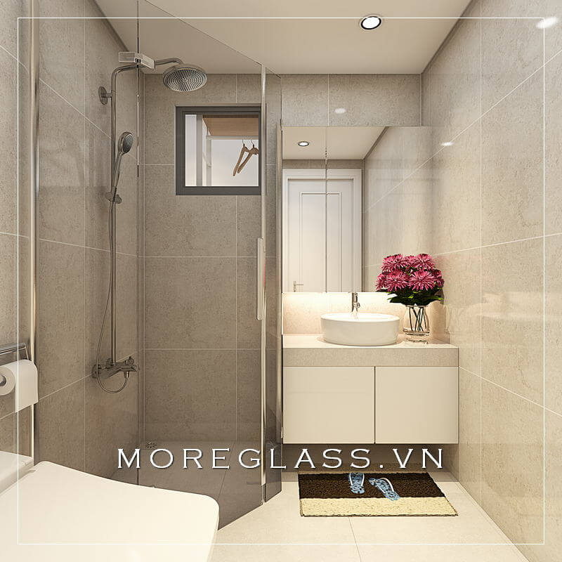 Thiết kế nội thất phòng tắm chung cư